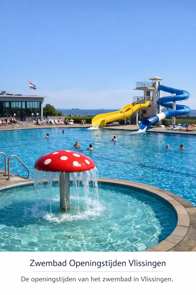 Modern zwembad met een frisse, zomerse sfeer.