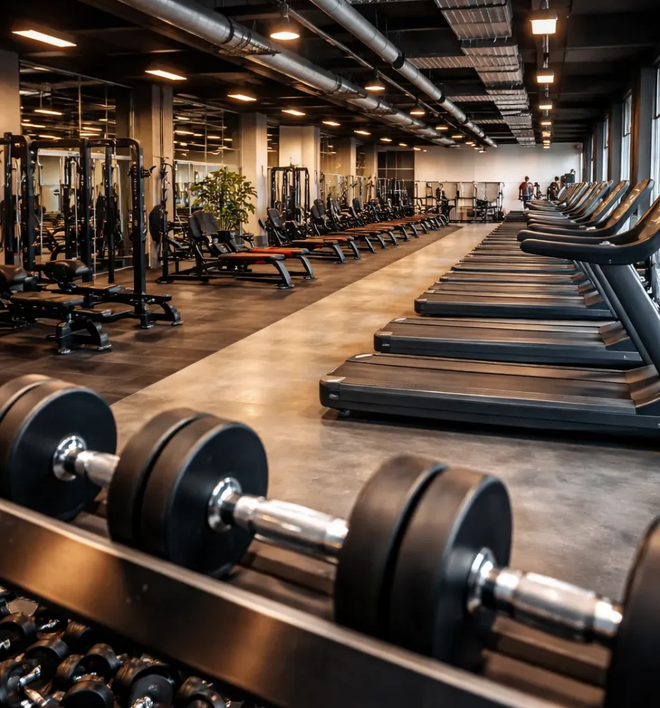 Realistische fitnesssfeer in Vlissingen.